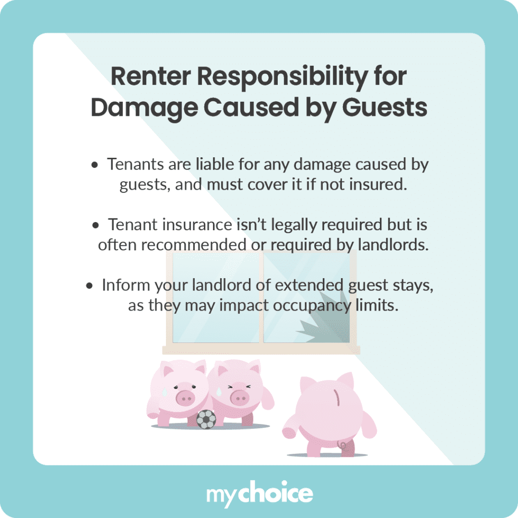 Renter Responsibility for Damage Caused by Guests