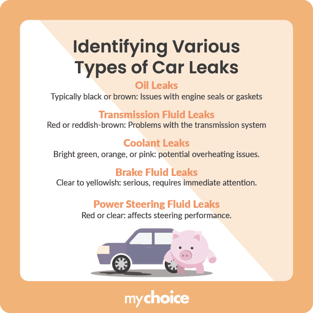 Identifying Various Types of Car Leaks