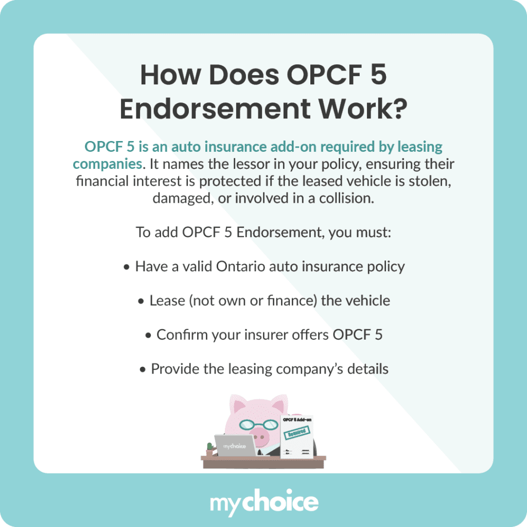 How OPCF 5 Endorsement Works